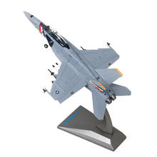 1:100 f18 hornet caronete de avião de modelo militar fundido, coleção de brinquedos para presente 2024 - compre barato
