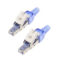 Cable Matters-Paquete de 2 conectores modulares sin herramientas, conector RJ45 Cat 7/Cat6A, conector Cat7, 23/24AWG 2024 - compra barato