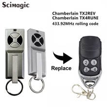 1pcs 433.92MHz Chamberlain TX2REV / Chamberlain TX4RUNI Rolling Code Garage Door Remote Handheld Transmitter Command Fobs 2024 - buy cheap