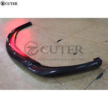 R230 SL500 Carbon fiber Front bumper lip Spoiler For Mercedes-Benz R230 SL600 car body kit 07-12 2024 - buy cheap