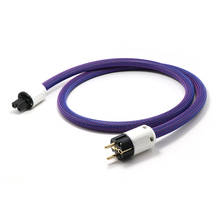 D503330E Schuko Power Cable HIFI Power Cable High Purity Copper Audiophile Power Cord For CD Ampliferhome theatre HIFI，EU Schuko 2024 - buy cheap