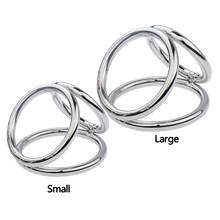 Scrotum Bondage Ball Stretcher Testicle Cockring For Men Metal Penis Ring Adult Erotic Sex Toys Cbt BDSM Dick Cock Ring 2024 - buy cheap