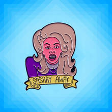 Sashay Away Rupauls Drag Race-broche esmaltado, alfiler para solapa, broche de aleación de Metal, accesorios de joyería 2024 - compra barato