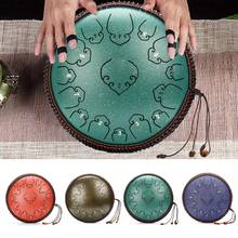 14 Inch 15 Tone Steel Tongue Drum Tune C Percussion Hand Pan Drum With Padded Drum Bag & Mallets Musical Instrument Gift 2024 - buy cheap