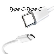 0.25/1/2M USB Type C To Type C Fast Charging Cable for Samsung S10 20 W2019 W20 Galaxy A70 Xiaomi 8 9 10 Huawei P20 P30 P40 Pro 2024 - buy cheap
