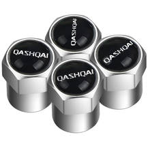 Car Styling Metal Wheel Stem Covers Tire Valve Caps Decoration for NISSAN QASHQAI J10 J11 2011 2008 2018 2019 2024 - buy cheap