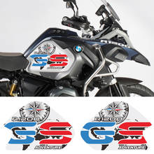 Pegatinas de aceite y combustible para motocicleta, calcomanías, Protector de almohadilla de tanque de aventura para BMW R1200GS, R1200 R 1200, ADV GS 2014, 2015, 2016, 2017, 20 2024 - compra barato