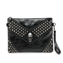 Fashion Women Skull Crossbody Vintage Handbag Small Messenger Shoulder Bag Clutch Purse 2024 - buy cheap