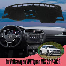 Car Styling Suede  Dashmat Dashboard Custom Cover Pad Dash Mat Carpet for Volkswagen VW Tiguan MK2 2017-2020 2024 - buy cheap