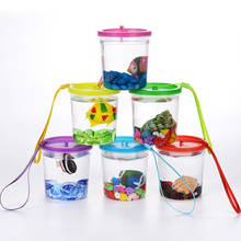 Mini incubadora de aquário para peixes, incubadora de tamanho para aquário, caixa de plástico para crianças, isolamento de tartaruga de crianças com 10 peças 2024 - compre barato