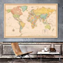 Карта мира Классическое Издание нетканый виниловый спрей карта без национального флага 150x225 см 2024 - купить недорого