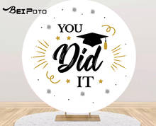 Graduation Photography Background Backdrop photo Booth Graduated Class Party Supplies photo table Cover poster photocall Y655 2024 - buy cheap