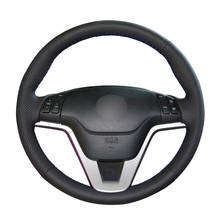 Black PU Artificial Leather Holster Car Steering Wheel Covers for Honda CR-V CRV 2006-2008 2009 2010 2011 2012 Crossroad 2007 2024 - buy cheap