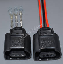 Shhworldsea-cabo conector automático à prova d'água para vw audi 8k0973703, conector de sensor de pressão, 3 pinos, fêmea, 8k0 973 703 2024 - compre barato