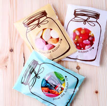 Candy bags / jar cookie Self Seal Packaging bags/ gift bags/ bridesmaid bags 300pcs/lot (Each color 100pcs) 2024 - buy cheap