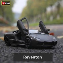 Bburago, carro miniatura de liga de lamborghini reventon 1:24, carro de simulação, coleção de brinquedos para presente 2024 - compre barato