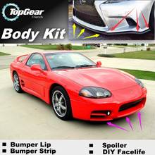 Bumper Lip Deflector Lips For Mitsubishi GTO For Dodge Stealth Front Spoiler Skirt For Car Tuning / Body Kit Wing / Strip 2024 - buy cheap