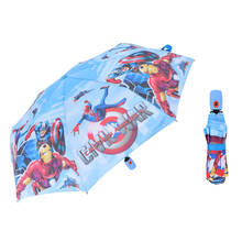 Iron-man-paraguas plegable portátil para niños y niñas, sombrilla de princesa a prueba de viento y lluvia, de fácil apertura 2024 - compra barato