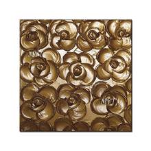 New Arrival Golden Flower Design Wall Painting Picture Art Pure Hand Painted Abstract Oil Painting On Canvas Wall Decor Art 2024 - buy cheap