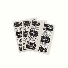 Черно-белый цвет Переводные водные фольги градиентный мрамор наклейки для дизайна ногтей мода полное покрытие наклейки для изображений C35 2024 - купить недорого