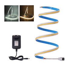 Tira de luces LED COB de alta densidad, cinta de luz Flexible con Chip COB, DC12V, 384 K, 528 K, 3000K, 4000K, 6000K 2024 - compra barato