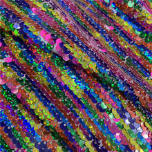 29x21cm Laser Colorful Sequined Sewing Fabric For DIY Craft Bags Clothing Shoe Decoration Materials Accessories 2024 - buy cheap