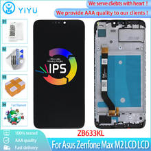 6.26" For Asus Zenfone Max M2 ZB633KL X01AD LCD Display Touch Screen With Frame Digitizer Panel Assembly Replacement Parts 2024 - buy cheap