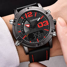 Marca de luxo relógios masculinos esportes relógios à prova dwaterproof água led digital quartzo militar relógio pulso masculino relogio masculino 2020 2024 - compre barato