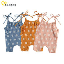 Ma&Baby 0-18M Summer Infant Newborn Baby Girl Romper Flower Vintage Jumpsuit Sleeveless Overalls Clothing Costumes 2024 - buy cheap