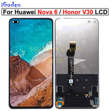 For Huawei Honor V30 LCD Display Touch Screen Digitizer AN00 View 30 Assembly Replacement For Huawei Nova 6 LCD 2024 - buy cheap