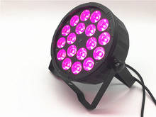 Refletor de luz de led rgbw, 4 em 1, com mistura de cores rgbw, 18x12 w, luz de disco, ktv, dmx512, discoteca 2024 - compre barato