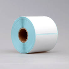500pcs/lot New Blank White Self Adhesive Stickers Shipping Printer Label Rolls Thermal label 10*10cm 2024 - buy cheap