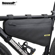 Rinoway bolsa quadrada para bicicletas, acessório para bicicleta, alta capacidade, mtb, tubo frontal 2024 - compre barato