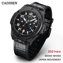 CADISEN-Reloj de pulsera deportivo para hombre, nuevo accesorio masculino de pulsera resistente al agua 100m con mecanismo mecánico, complemento deportivo de marca de lujo con diseño informal, C8186 2024 - compra barato