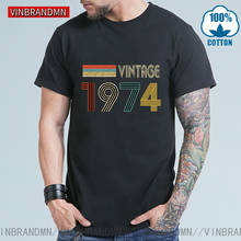 Fashion 70s Clothing Vintage 1974 T Shirts Retro Born in 1974 T-shirt Join in Club 50 year Tee shirt Father's Birthday gift Tees 2024 - buy cheap