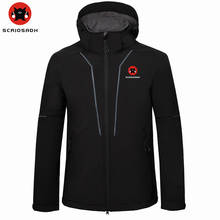 Chaqueta de concha suave para hombre, chaqueta impermeable para escalada y senderismo, térmica, transpirable, para exteriores 2024 - compra barato