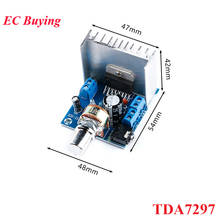 TDA7297 Audio Amplifier Board Module Dual-Channel Parts For DIY Kit Dual-Channel 15W+15W Digital Amplifier 2024 - buy cheap