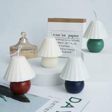 Molde de vela de plástico diy artesanal vela que faz o modelo de vela artesanato vela que faz moldes lâmpada de mesa em forma de gesso vela molde 2024 - compre barato