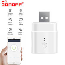 SONOFF Micro 5V Wireless USB Smart Adaptor Wifi Mini USB Power Adaptor Remote Control Switch Works Work Alexa Google Home 2024 - buy cheap