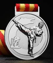 Medalha comemorativa para judo artes marciais, medalha de metal para competição, cartão comemorativo 2020 2024 - compre barato