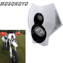 Faro LED para Motocross, luz blanca X2 para moto de cross, para Suzuki Yamaha 2024 - compra barato