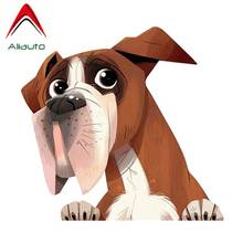 Aliauto Funny Car Sticker Cartoon Creative Dog Head Accessories PVC Decal Cartoon for Toyota Rav4 Hyundai Accent VW T5,14cm*13cm 2024 - buy cheap