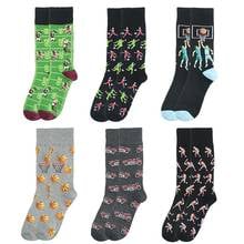 [SOPLCAALCK]Outside Gift Funny Socks Men Creative Trekking Exercise Design Men Socks Skateboard Calcetines Hombre Divertido 2024 - buy cheap