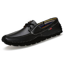 Men's Driving Shoes Fashion Casual Men Real Leather Shoes Handmade Soft Breathable Moccasins Slipe On Flats Men's Loafers 2024 - buy cheap
