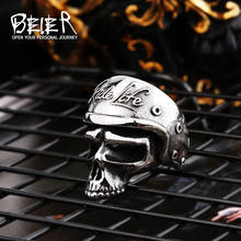 Gothic Skull Pendants for Men Stainless Steel Skeleton Punk Male Jewels BR8-722 2024 - buy cheap