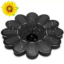 Solar Water Fountain, Solar Bird Bath Fountain Pump for Pool Pond 1.4W 7V, No Electricity Needed 2024 - buy cheap