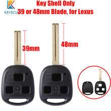 Keyecu 1 peça de capa de chave remota para carro., para lexus es300 gs300 gs430 gxls200 ls300 ls400 rx300. 2024 - compre barato