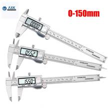 Vernier Caliper Micrometer Axk Metal Stainless Steel 6-inch 150mm Digital 0-150mm 0.01mm Electronic Measuring Oloey 2024 - buy cheap