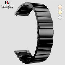 Stainless Steel Watchband For Samsung Gear S2 Classic S3 Galaxy Watch 42/46mm 20mm 22mm Replacment Wristband Watch Link Bracelet 2024 - buy cheap