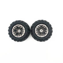 XLH 9130 2Pcs RC Racing Car Tire 30-ZJ02 With Wheel Rim Fit For RC Car Sapre Parts 2024 - buy cheap